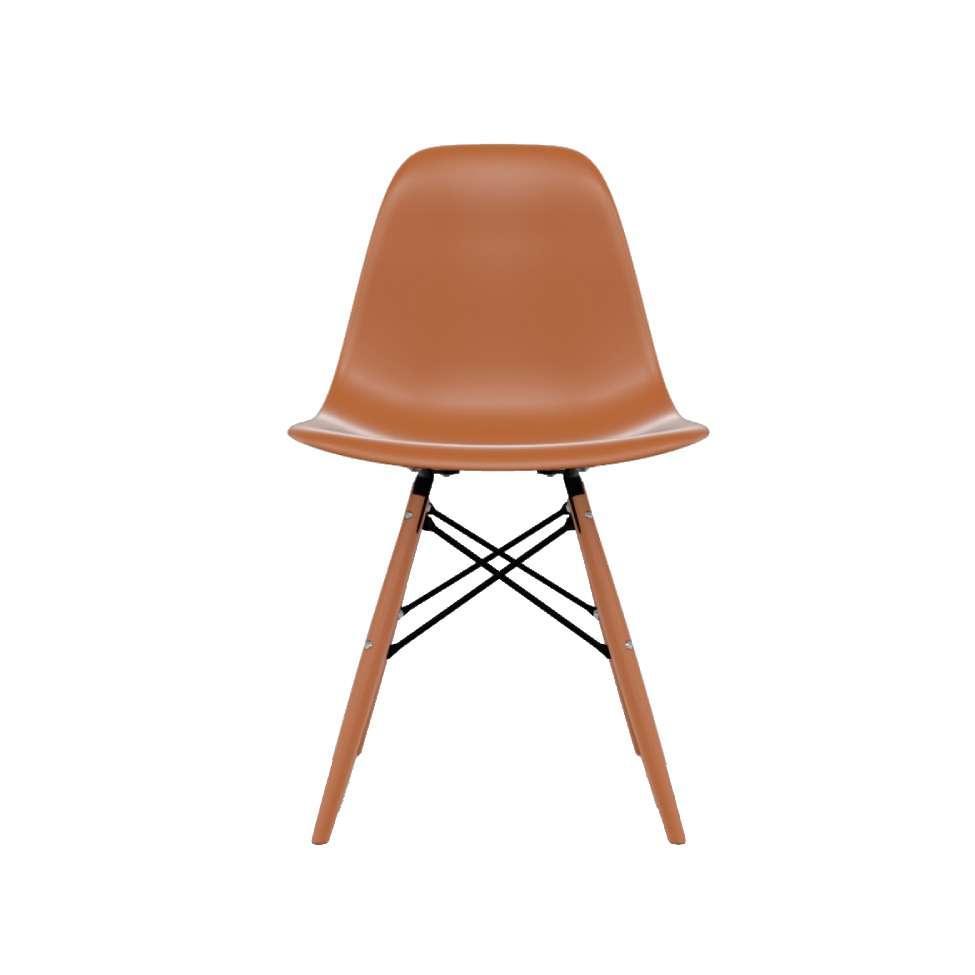 Conjunto com 4 Cadeiras Eames DSW Terracota - 2