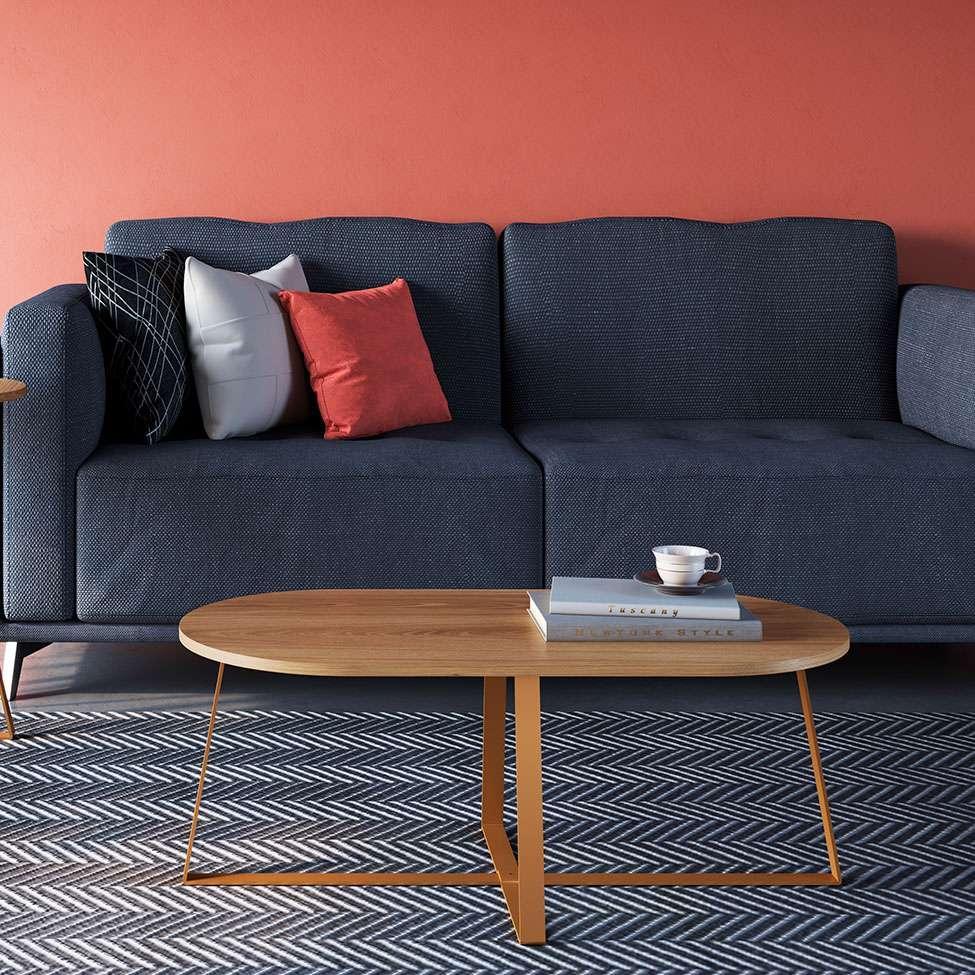 Mesa Centro Oval Complementos Hanover 90 cm - 7