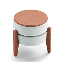 Puff Frapê Linho Cru 47 cm - 5