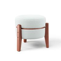 Puff Frapê Linho Cru 47 cm - 8