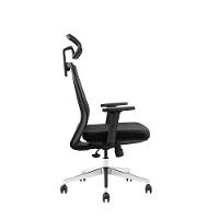 Cadeira de Escritório Presidente Giratória NR17 Unik Preta - 5