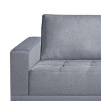 Sofá Plus Volga 4 Lugares Linho Cinza 280 cm - 3