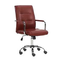 Cadeira de Escritório Secretária Giratória Londres Marrom - 1