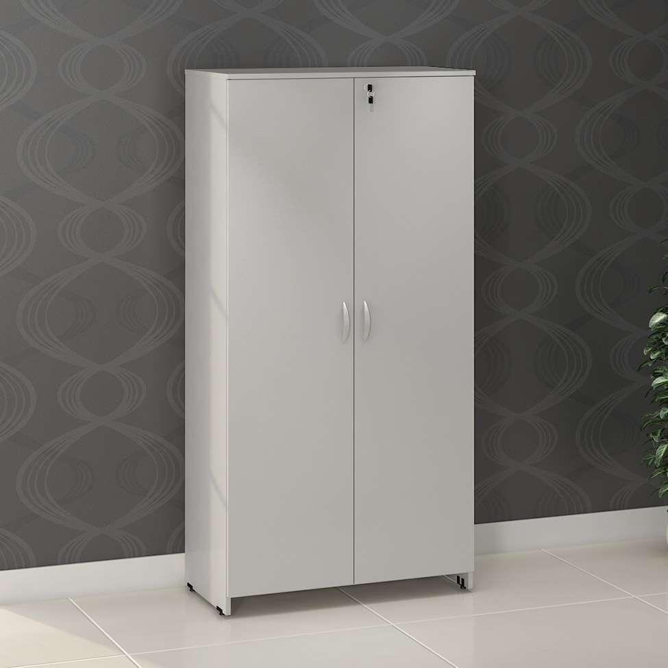 Armário de Escritório New City 2 PT Cinza 160 cm - 2