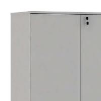 Armário de Escritório New City 2 PT Cinza 160 cm