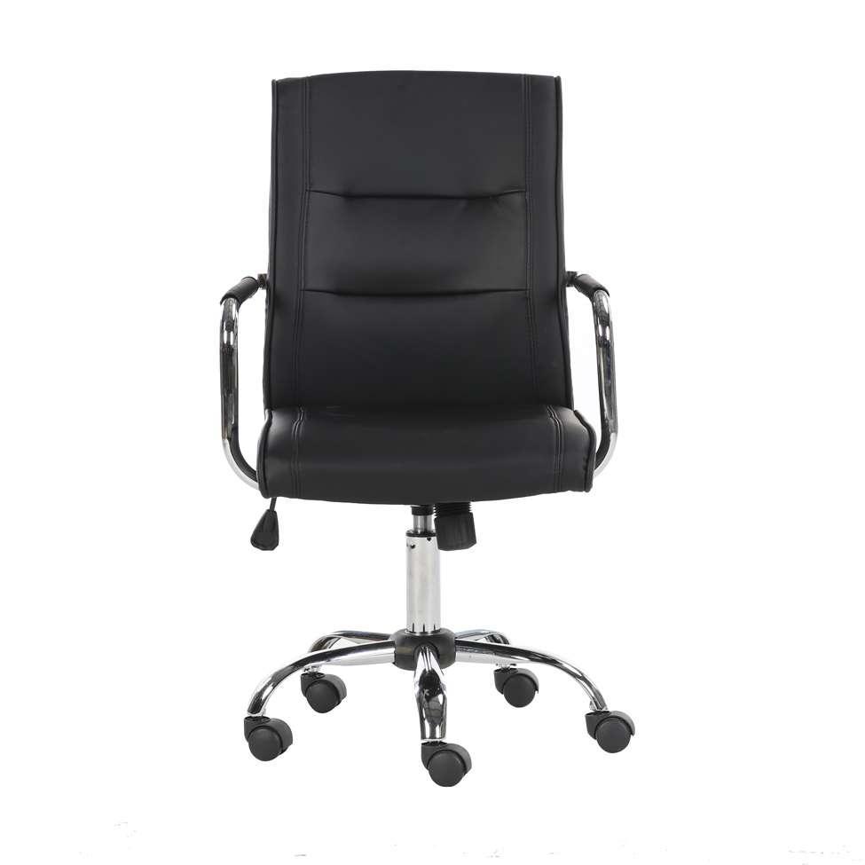 Cadeira de Escritório Secretária Giratória Londres Preta - 3