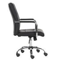 Cadeira de Escritório Secretária Giratória Londres Preta