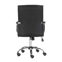 Cadeira de Escritório Secretária Giratória Londres Preta - 5