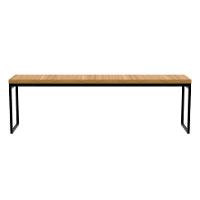 Banco de Jantar 2 Lugares Stanford Amêndoa e Preto 120 cm - 3