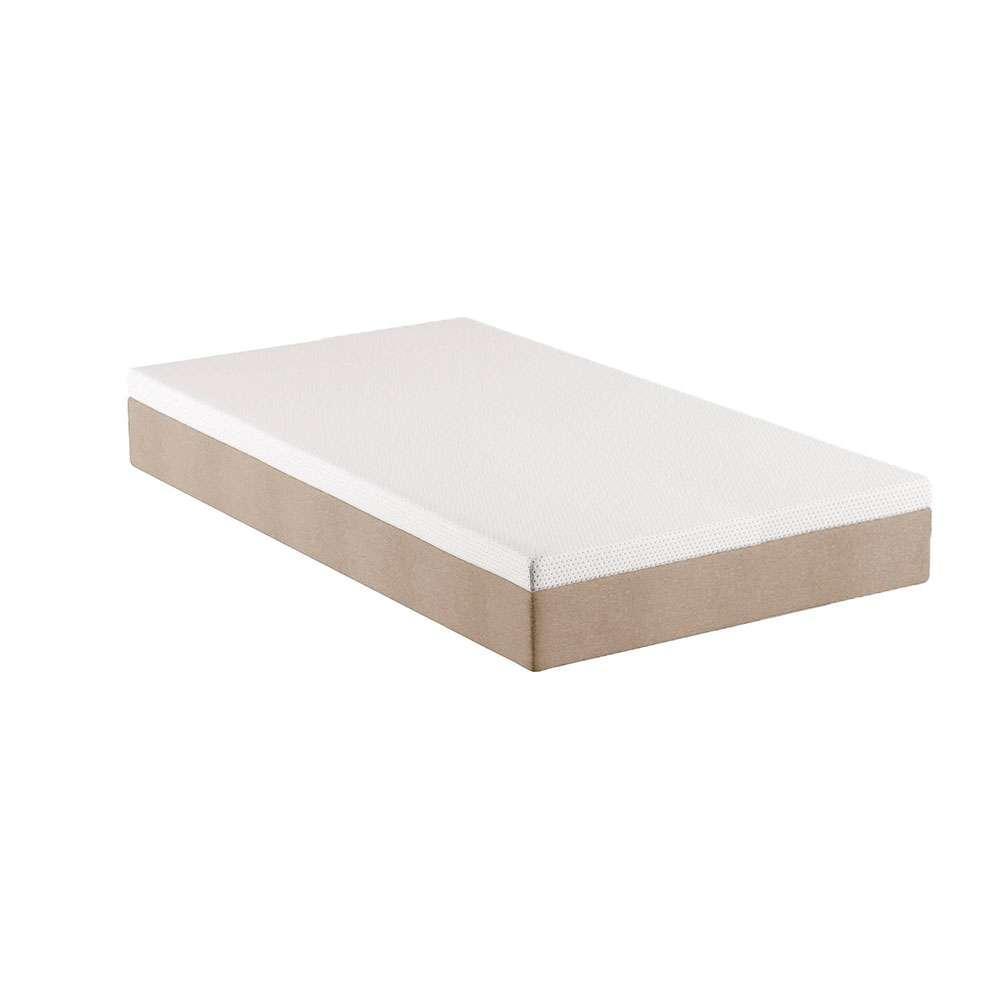 Colchão Viúva Guldi Comfort com Massageador Quântico Quântico Molas Ensacadas (30x128x188) Branco e Bege - 2