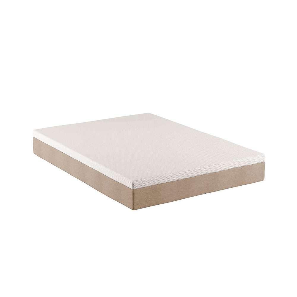 Colchão Casal Guldi Comfort com Massageador Quântico Molas Ensacadas (30x138x188) Branco e Bege - 2