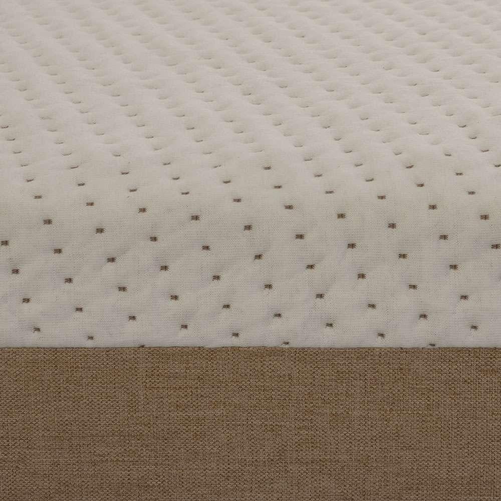 Colchão Casal Guldi Comfort com Massageador Quântico Molas Ensacadas (30x138x188) Branco e Bege - 8