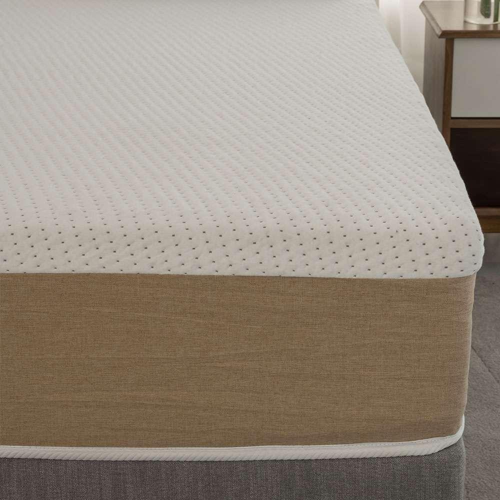 Colchão Solteiro Guldi Comfort com Massageador Quântico Molas Ensacadas (30x88x188) Branco e Bege - 8