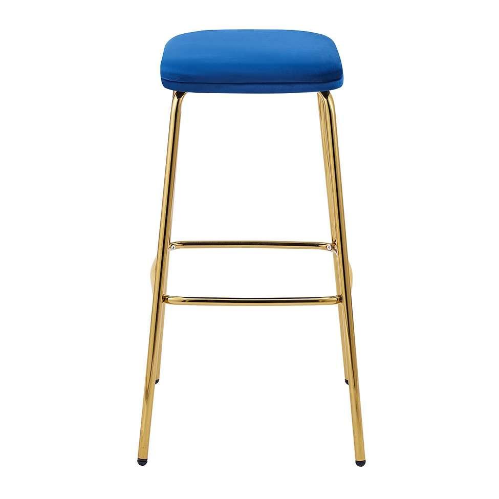 Conjunto com 2 Banquetas Connie Azul Escuro - 4