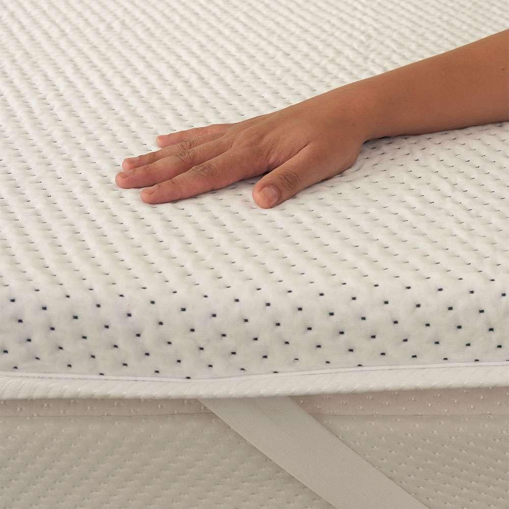 Pillow Top Viúva Guldi Soft com Espuma D30 com Alça (5x128x188) Branco - 6