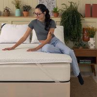 Pillow Top Viúva Guldi Soft com Espuma D30 com Alça (5x128x188) Branco - 10