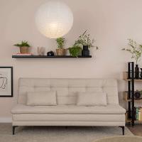 Sofá-Cama Casal 3 Lugares Prince Linho Bege - 7