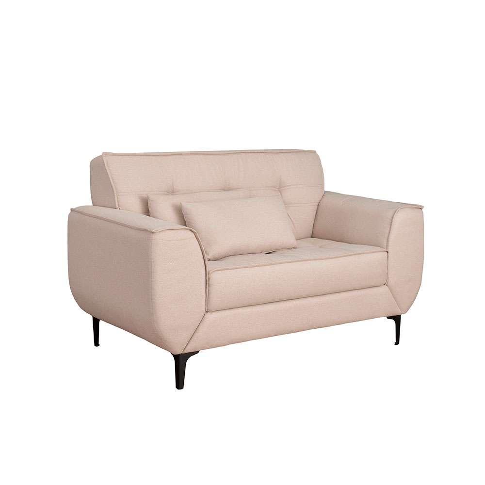 Sofá 2 Lugares Piacenza Linho Bege 152 cm - 2