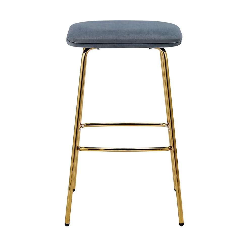 Conjunto com 2 Banquetas Connie Cinza Escuro - 2