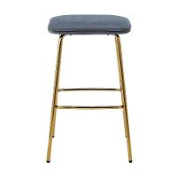 Conjunto com 2 Banquetas Connie Cinza Escuro - 2