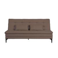 Sofá-Cama Casal 3 Lugares Prince Linho Marrom - 5