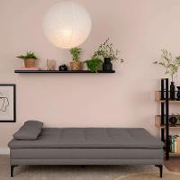 Sofá-Cama Casal 3 Lugares Prince Linho Cinza - 2