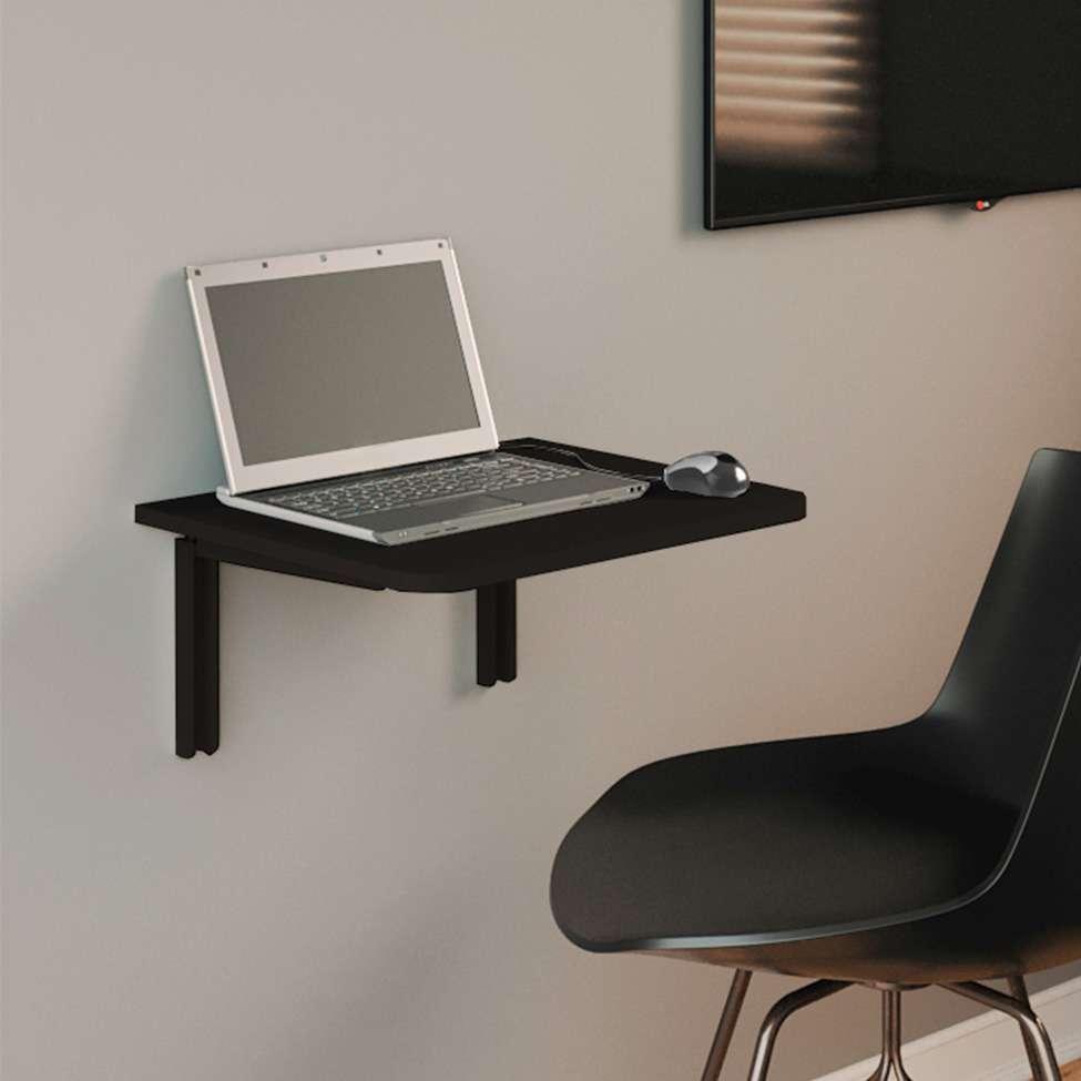 Mesa Dobrável e Suspensa Stiller Preta - 1