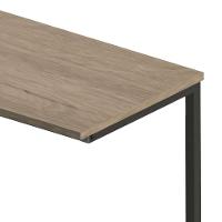 Mesa Lateral Retangular UrbnFlex Preta e Mel - 4