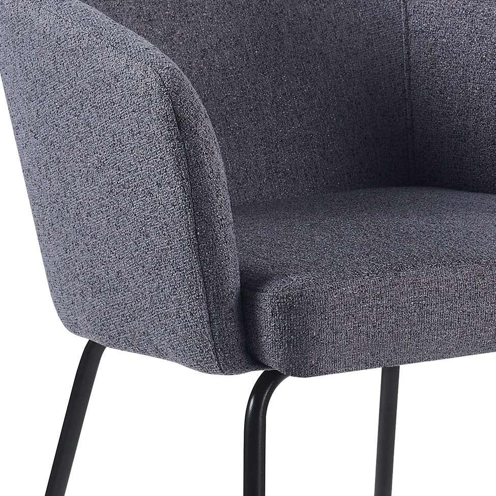 Poltrona Lily Cinza Escuro - 6