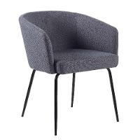 Poltrona Lily Cinza Escuro - 1