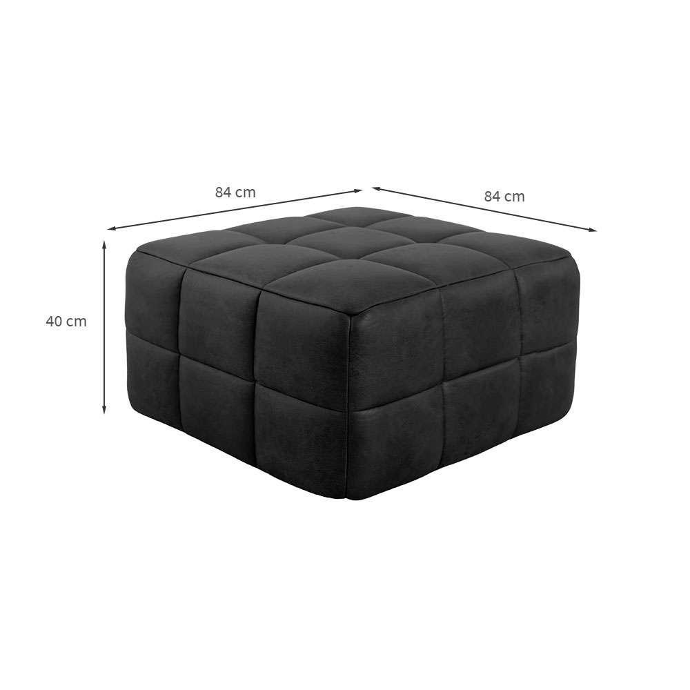 Módulo Puff Sofá Guldi Popup Corino Preto - 3