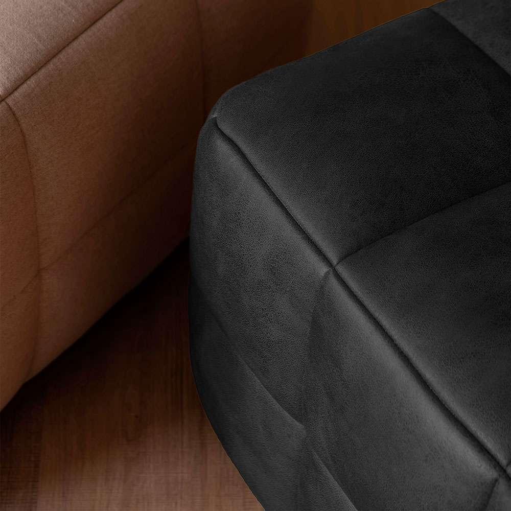 Módulo Puff Sofá Guldi Popup Corino Preto - 8
