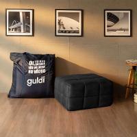 Módulo Puff Sofá Guldi Popup Corino Preto - 1