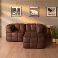 Módulo Puff Sofá Guldi Popup Corino Café - 10