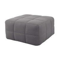 Módulo Puff Sofá Guldi Popup Linho Cinza - 2