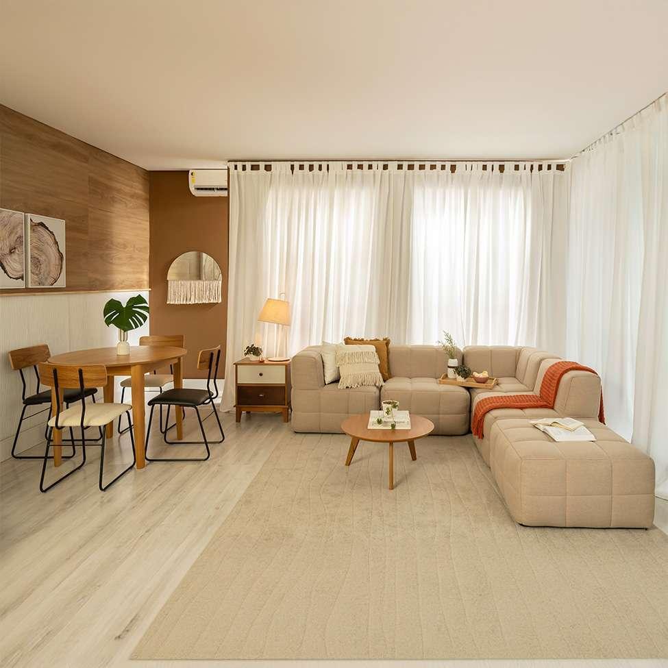 Módulo Puff Sofá Guldi Popup Linho Bege - 7