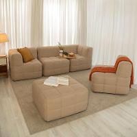 Módulo Puff Sofá Guldi Popup Linho Bege - 8