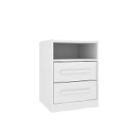 Mesa de Cabeceira Hera 2 GV Neve - 1