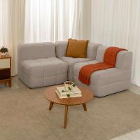 Sofá Guldi Popup com 2 Módulos Centrais e Canto Linho Cru - 1