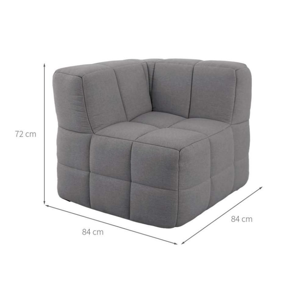 Sofá Guldi Popup com 2 Módulos Canto Linho Cinza - 3