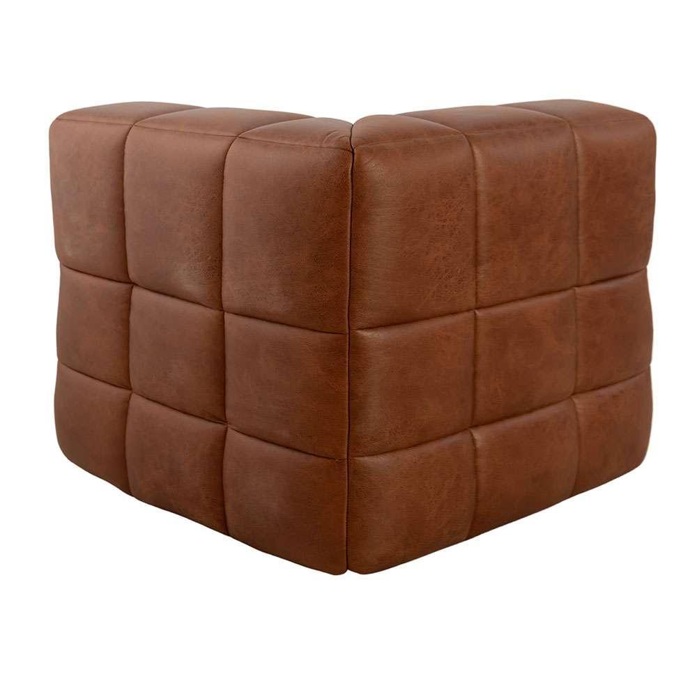 Sofá Guldi Popup com 2 Módulos Canto e 2 Centrais Corino Caramelo - 5