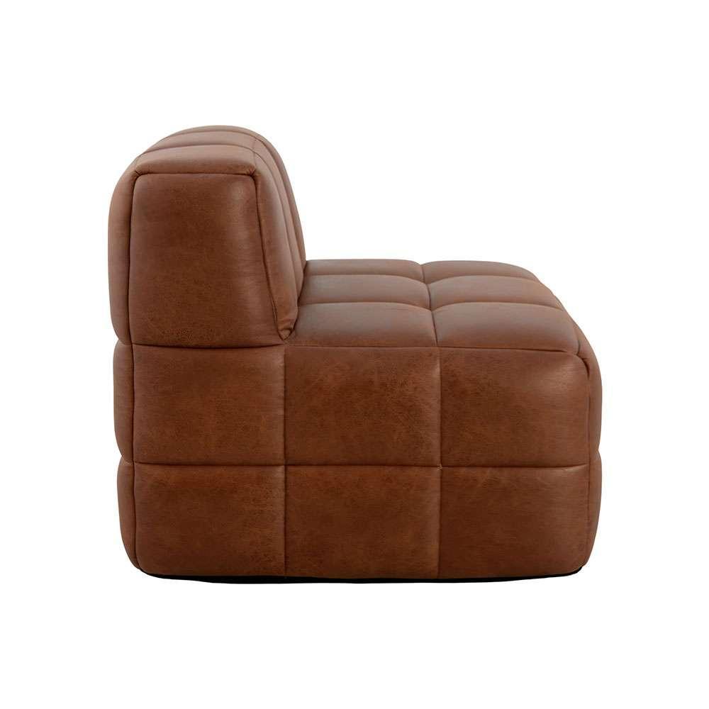 Sofá Guldi Popup com 2 Módulos Canto e 2 Centrais Corino Caramelo - 8