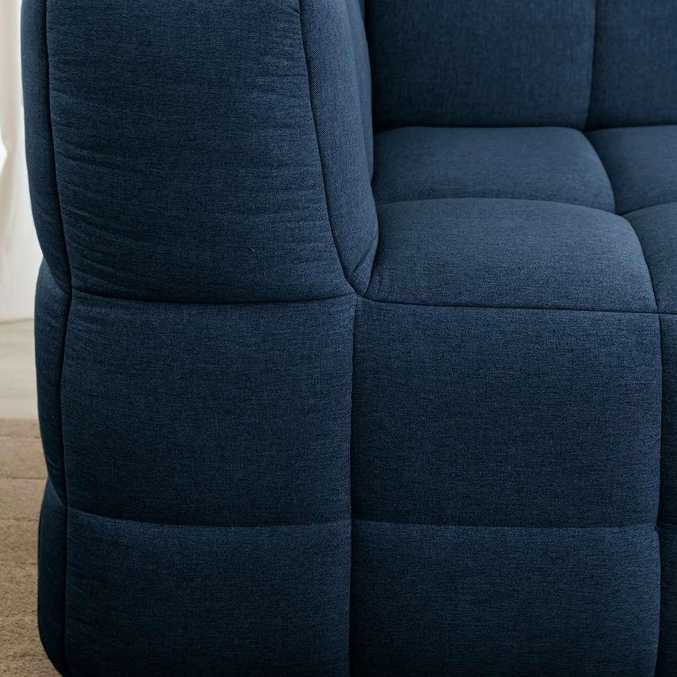 Sofá Guldi Popup com 2 Módulos Canto Linho Azul - 9