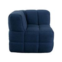 Sofá Guldi Popup com 2 Módulos Canto Linho Azul - 7