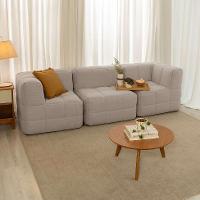 Sofá Guldi Popup com 2 Módulos Canto e Central Linho Cru - 1