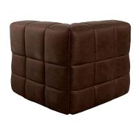 Sofá Guldi Popup com 2 Módulos Canto e Central Corino Café - 7