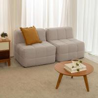 Sofá Guldi Popup com 2 Módulos Centrais Linho Cru - 1