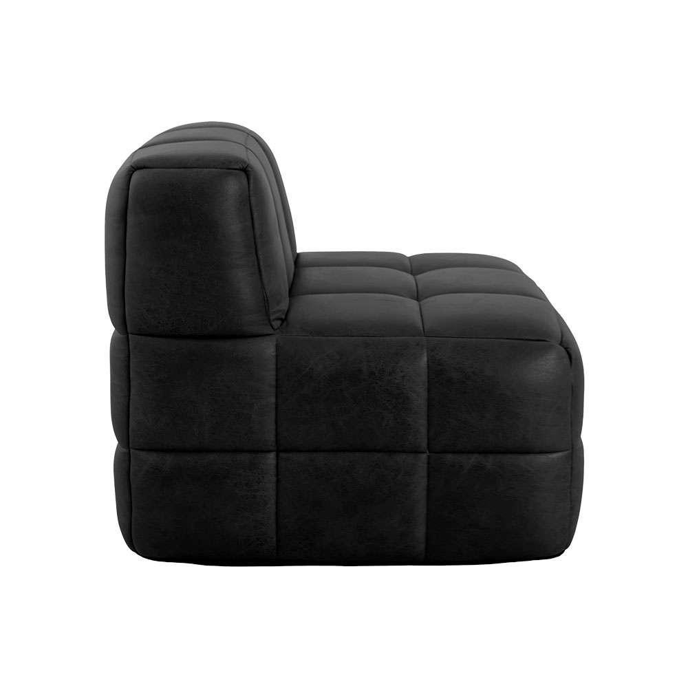 Sofá Guldi Popup com 2 Módulos Centrais Corino Preto - 6