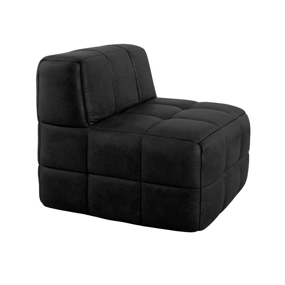 Sofá Guldi Popup com 2 Módulos Centrais Corino Preto - 8