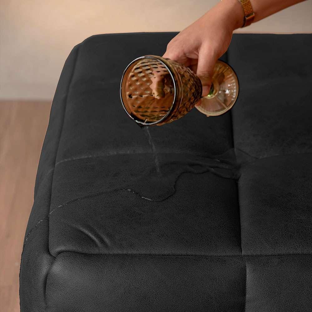 Sofá Guldi Popup com 2 Módulos Centrais Corino Preto - 10